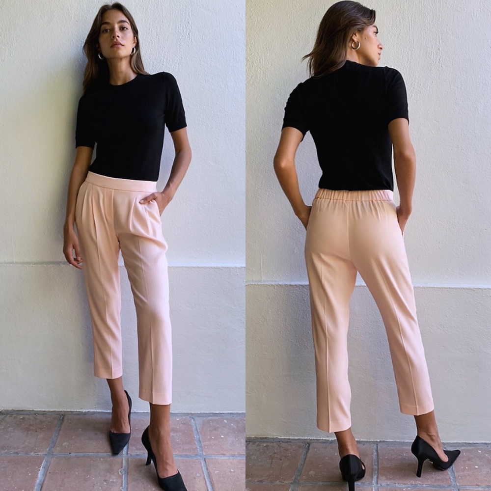 Babaton Cohen Pant Light Pink Womens Size 10